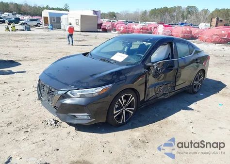 2020 Nissan Sentra Sr Xtronic Cvt z USA, uszkodzony, nr VIN 3N1AB8DV9LY287614